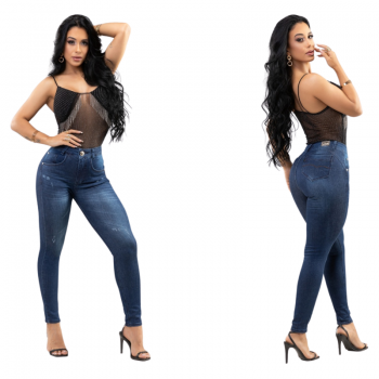 imagem Calça Feminina Skinny - Azul