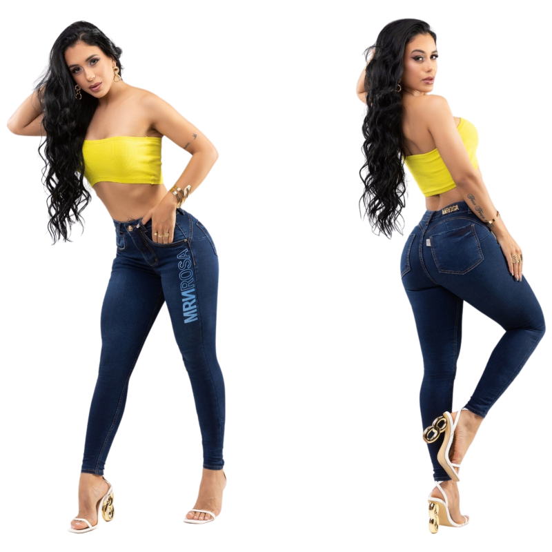 imagem Calça Feminina Skinny - Bordada