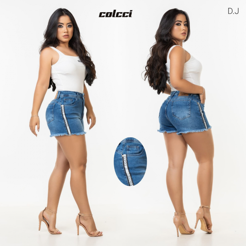 imagem Short jeans feminino 