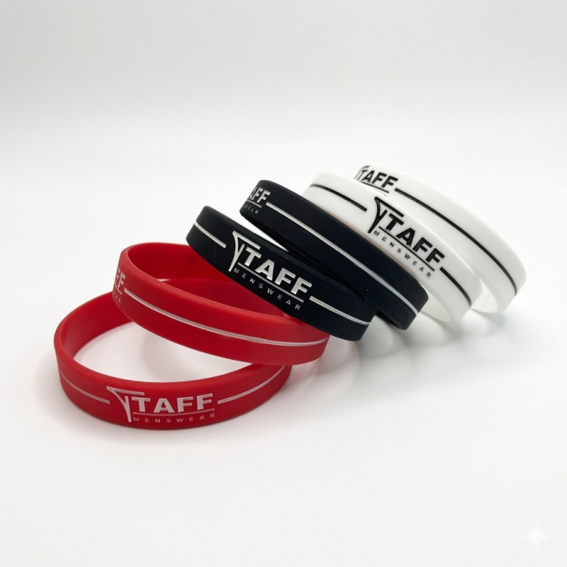 imagem  Pulseira de Silicone TAFF Menswear - Estilo e Atitude  