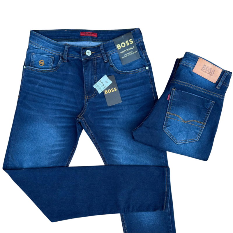 imagem Calça Jeans Masculina Premium com Elastano – Modelagem Moderna e Conforto 