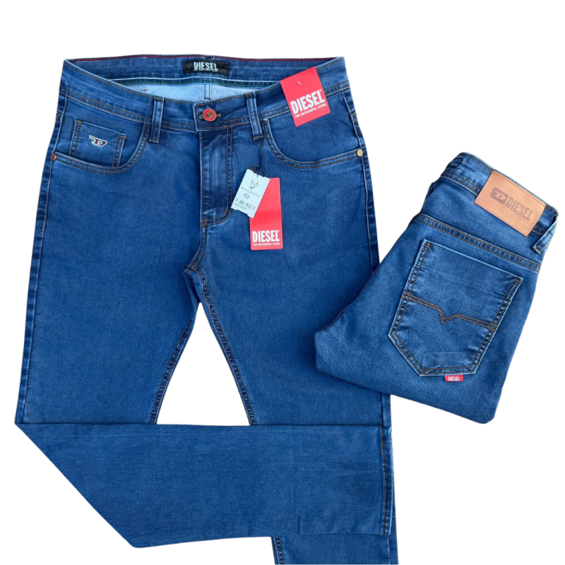 imagem Calça Jeans Masculina Premium com Elastano – Modelagem Moderna e Conforto 