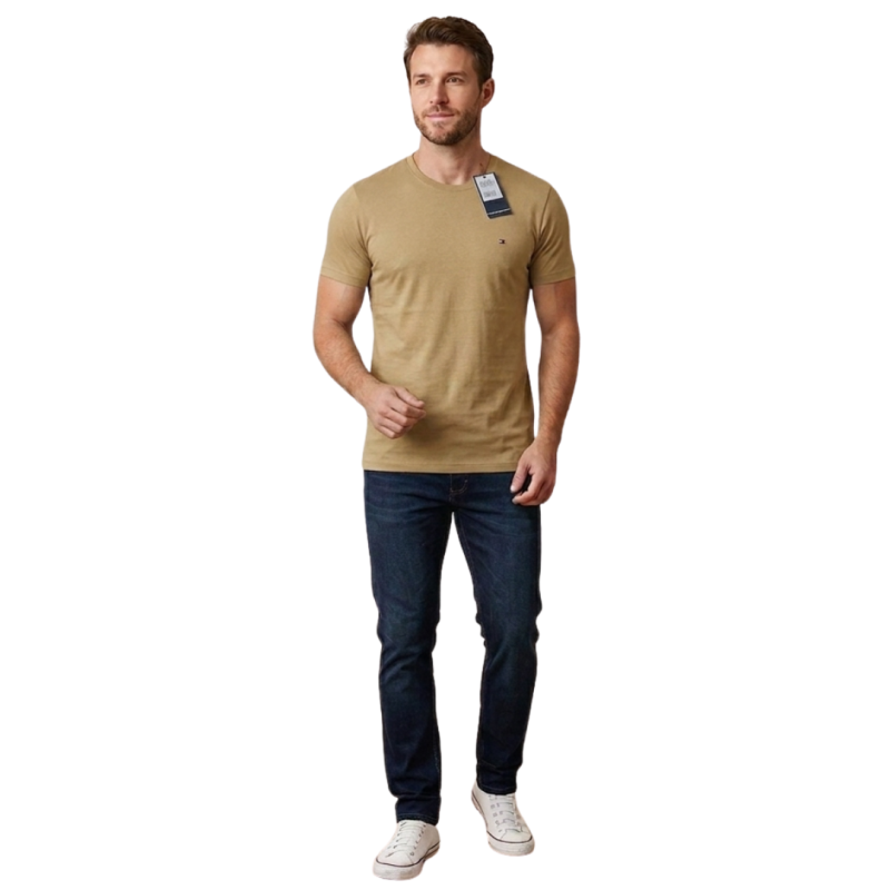 imagem  Camiseta Masculina Gola O Premium – Malha Fio 30.1 Menegotti           