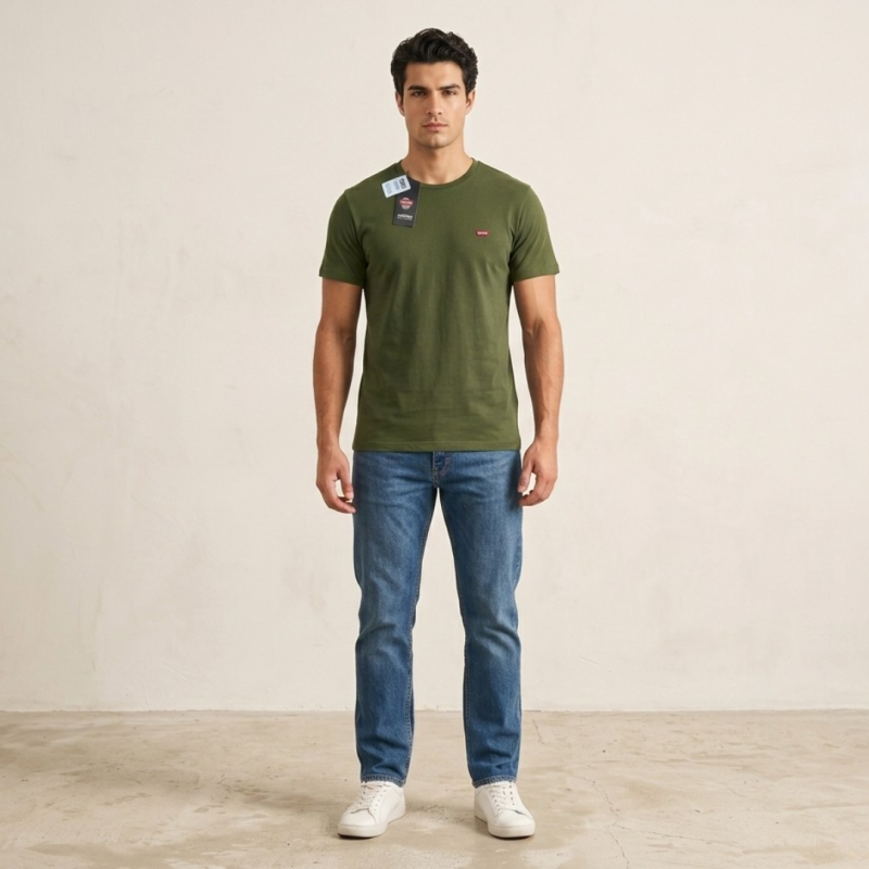 imagem  Camiseta Masculina Gola O Premium – Malha Fio 30.1 Menegotti                            