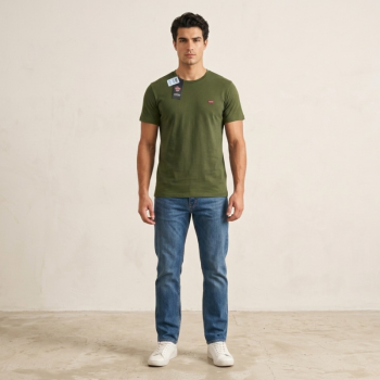 imagem  Camiseta Masculina Gola O Premium – Malha Fio 30.1 Menegotti                            