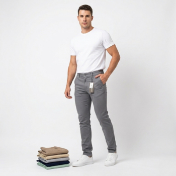 imagem Calça Masculina Sport Fino - Linha Premium Acetinada      