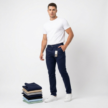 imagem Calça Masculina Sport Fino - Linha Premium Acetinada       