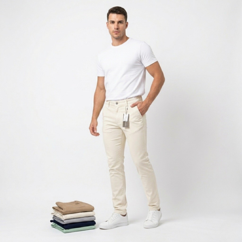 imagem Calça Masculina Sport Fino - Linha Premium Acetinada        