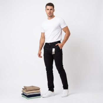 imagem Calça Masculina Sport Fino - Linha Premium Acetinada           