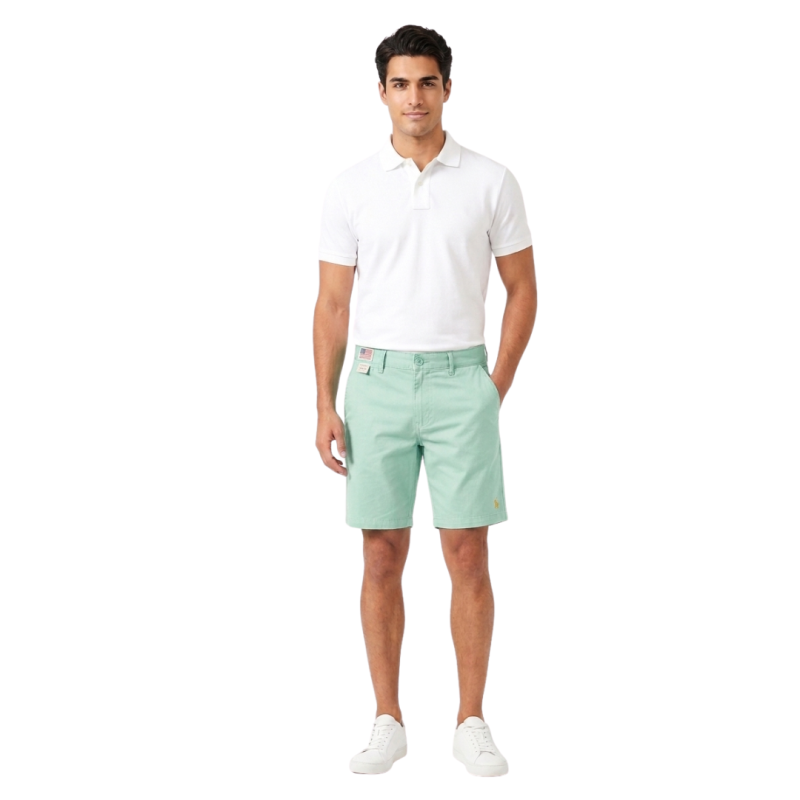 imagem  Bermuda Masculina Sport Fino - Brim Premium Acetinado         