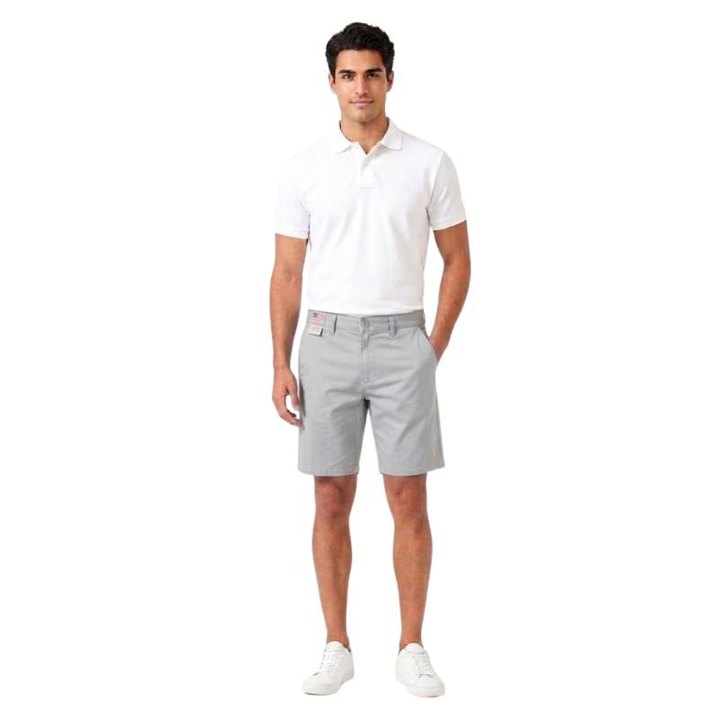 imagem  Bermuda Masculina Sport Fino - Brim Premium Acetinado             