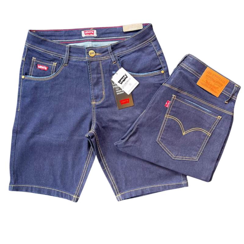 imagem  Bermuda Jeans Masculina Premium - Tecido Missi com Elastano   