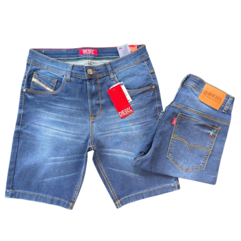 imagem  Bermuda Jeans Masculina Premium - Tecido Missi com Elastano   